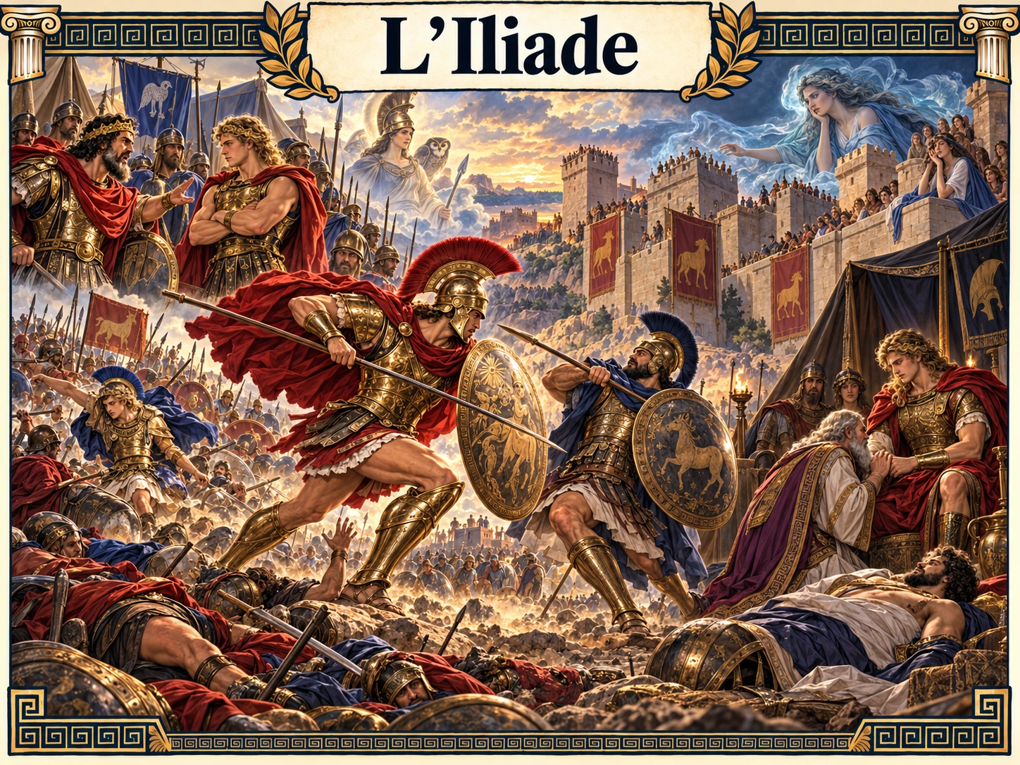 L’Iliade: illustrazione della lezione