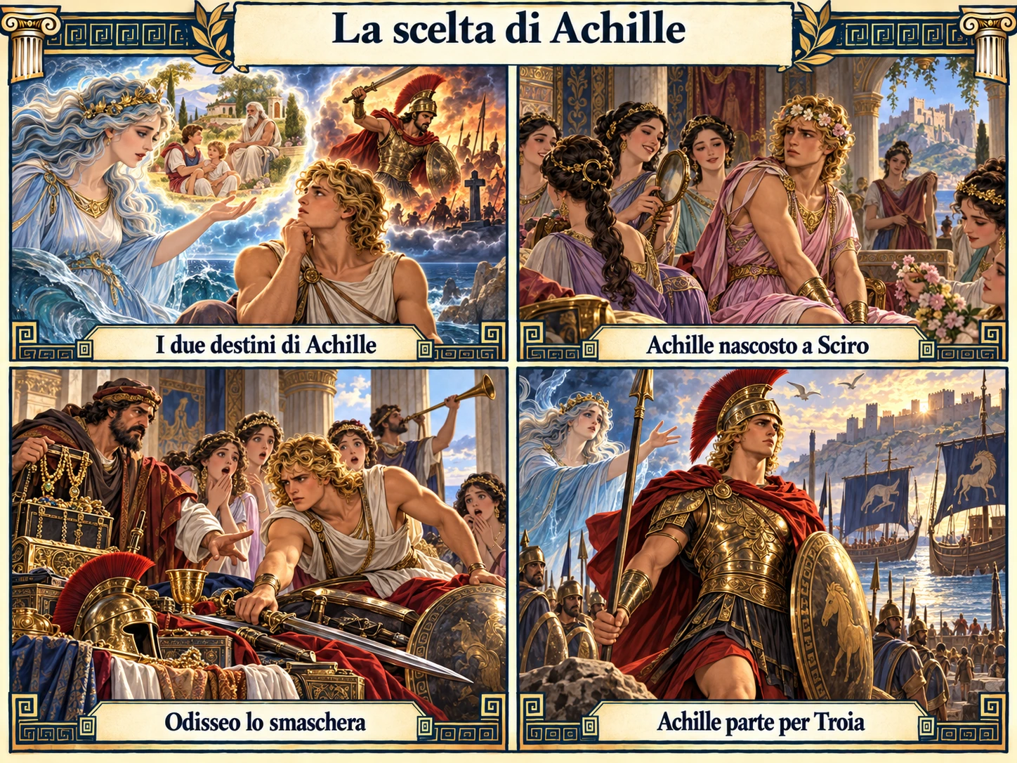 La scelta di Achille: illustrazione della lezione