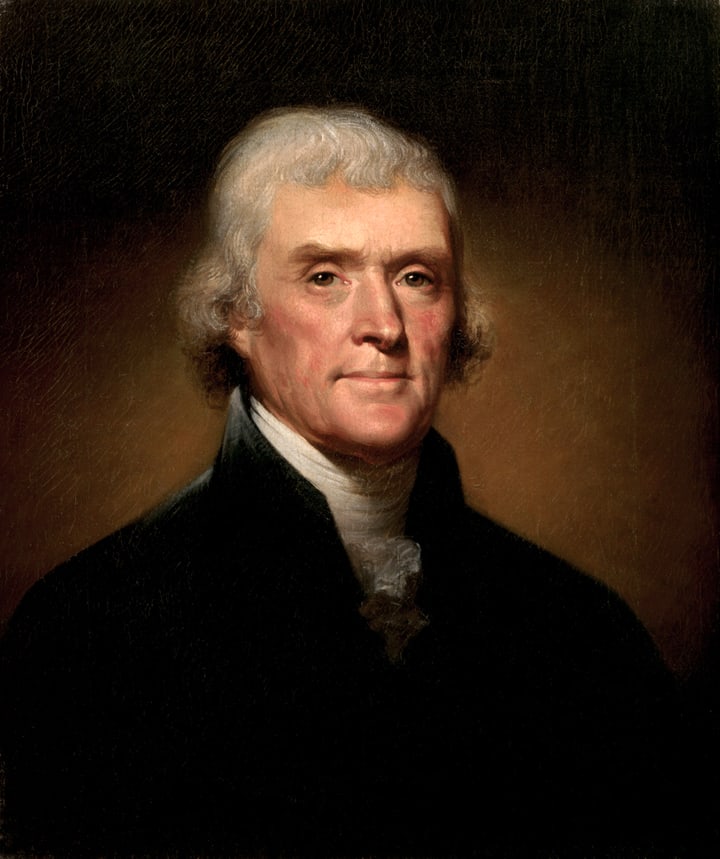 Ritratto di Thomas Jefferson
